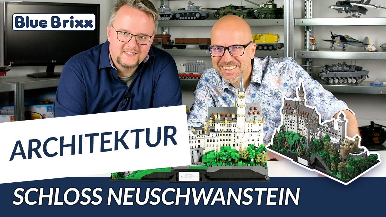 Schloss Neuschwanstein von BlueBrixx - ein Architekturmodell aus 7.438 Teilen!
