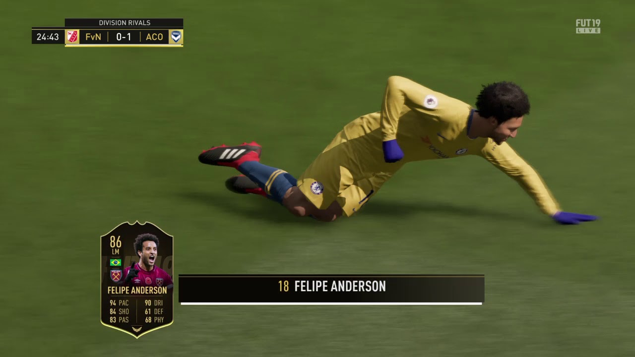 FIFA 19 Felipe Anderson Goal Full Manual Controls