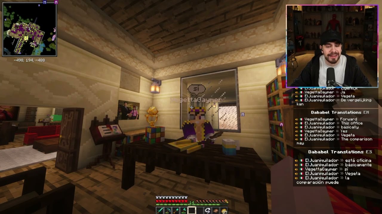 VEGETTA777 rega&ntilde;a a JUANSGUARNIZO, JUAN se llevo un rega&ntilde;o de VEGETTA777 🤣 QSMP