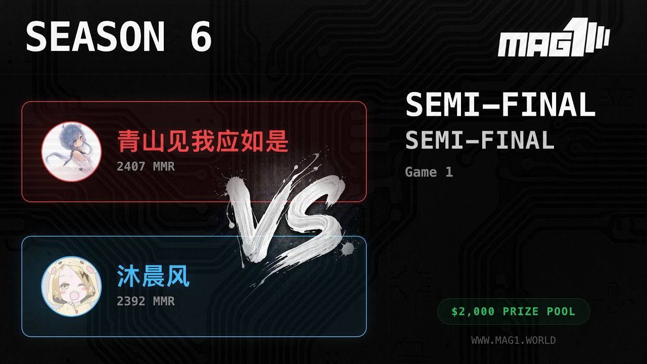 Feng Feng vs. Flower Fairy | Season 6 League, Semi-Final | [Game 1]