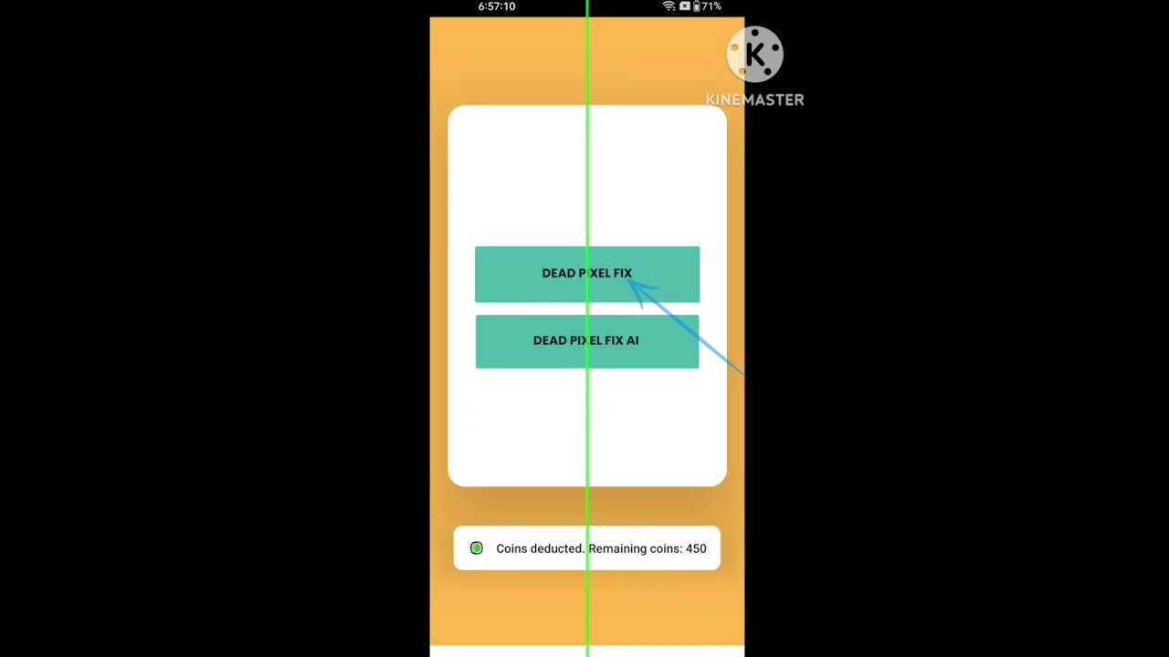 how to fix green line on oneplus 9