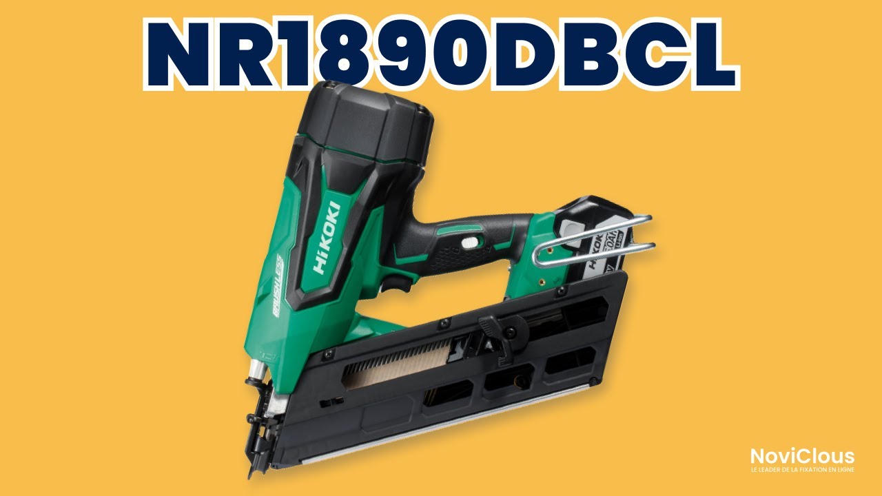 HIKOKI BATTERIE 18V cloueur charpente NR1890DBCL