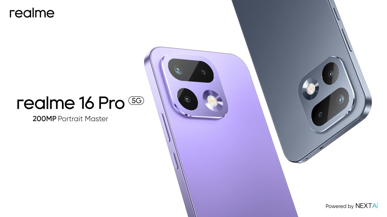 realme 16 Pro กล้อง 200MP ชิป Dimensity 7300 Max กันน้ำ IP69 แบต 7,000mAh ชาร์จไว 80W เริ่ม 12,000