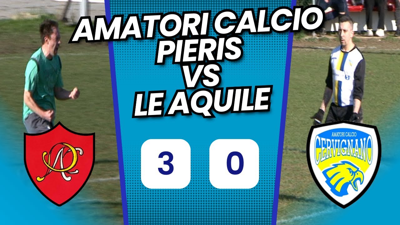 Amatori Calcio Pieris vs Le Aquile 3 - 0 (31-01-2026)