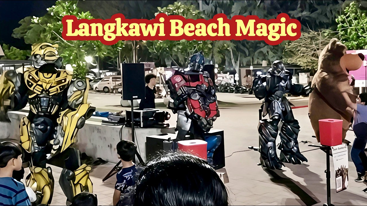 **“Langkawi Beach Vibes with an Amazing Robot Dance Show”**: | Noor e Azal