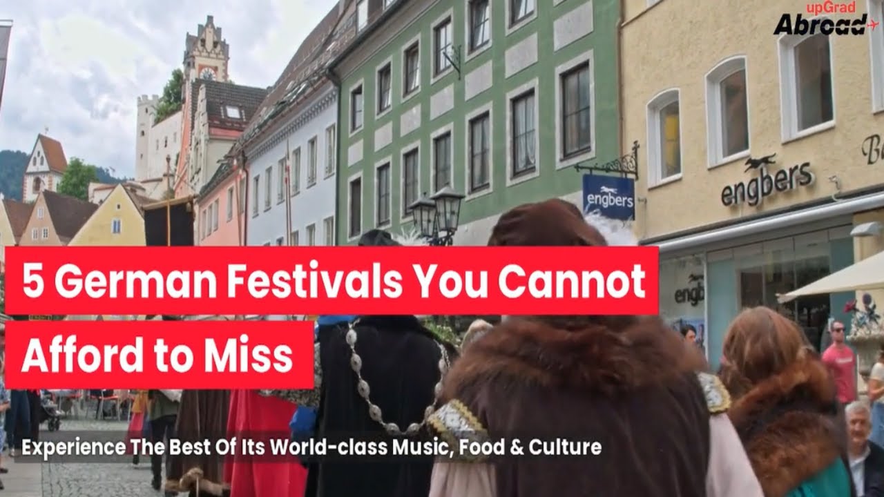 Top 5 German Festivals You Can't Miss as a Student or Traveler