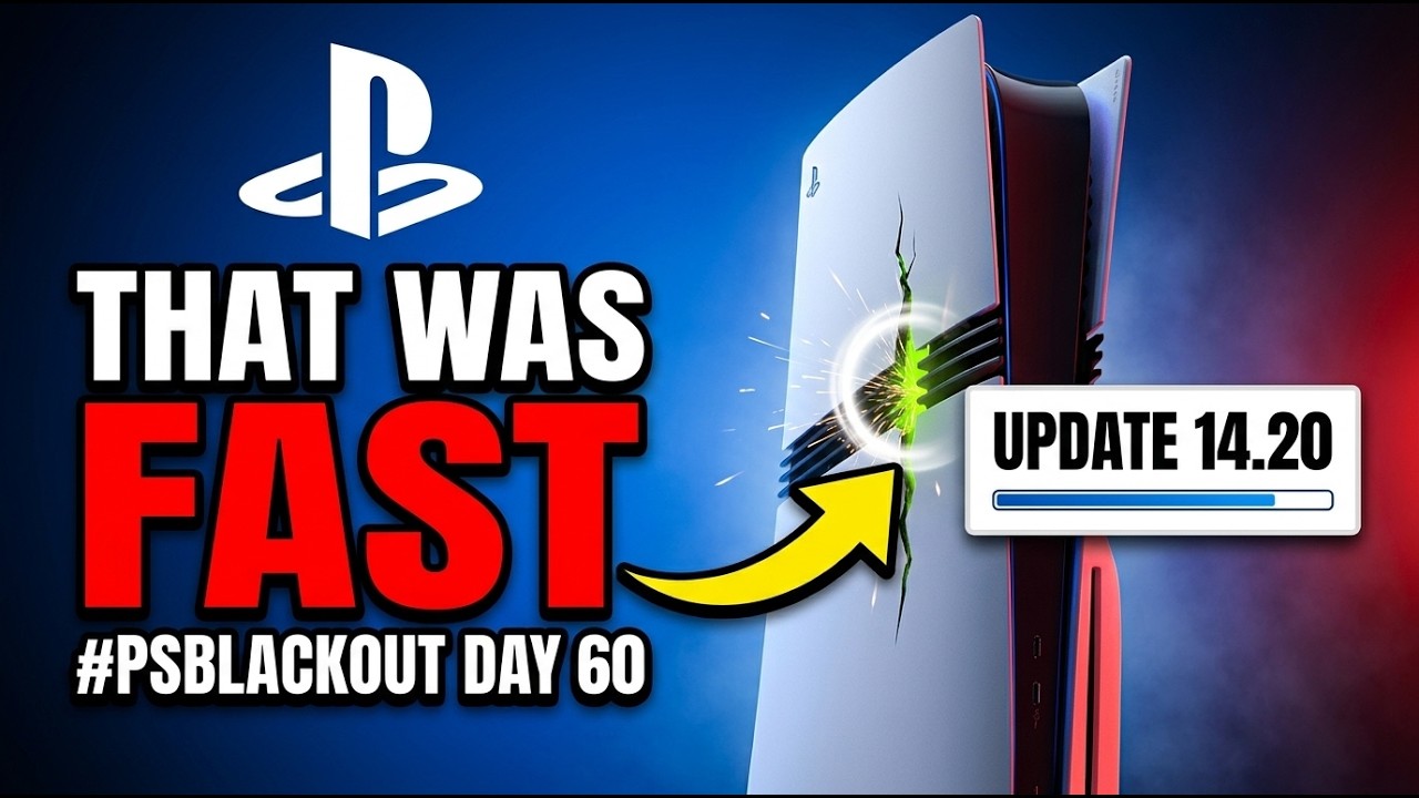 60-й день блэкаута PS5 &mdash; Sony выпустила обновление 14.20 вскоре после джейлбрейка