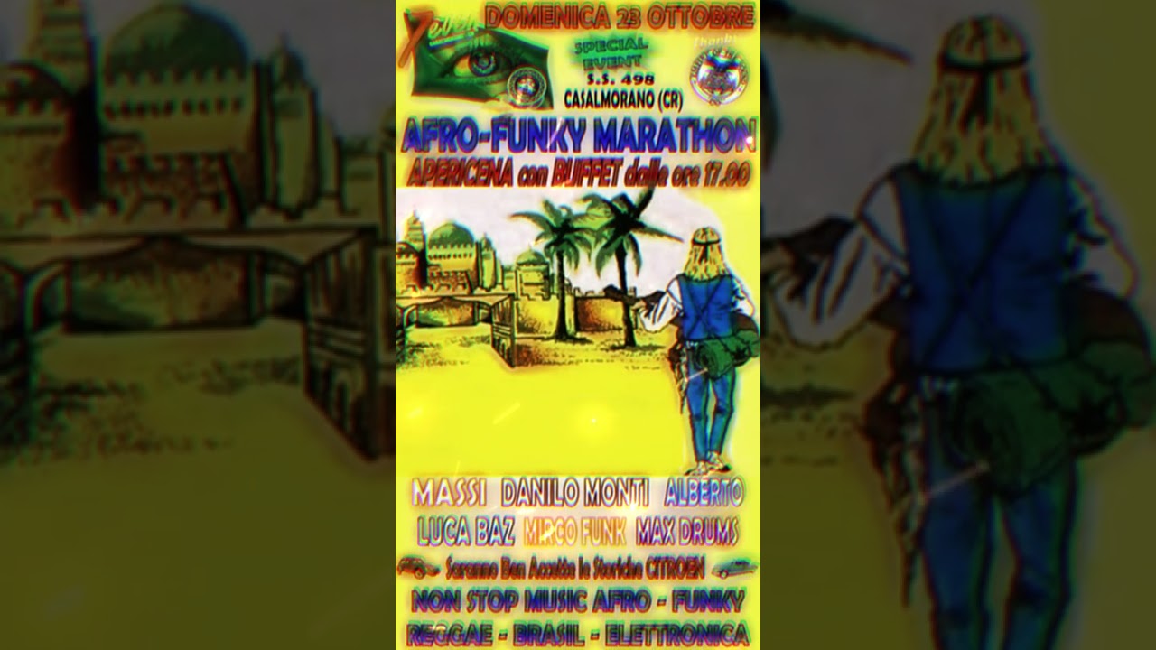 Maratona Afro, Funky, Reggae, Brasil, Electro -  By Mix Alberto W. -   SEVEN 2022 - Casalmorano (CR)