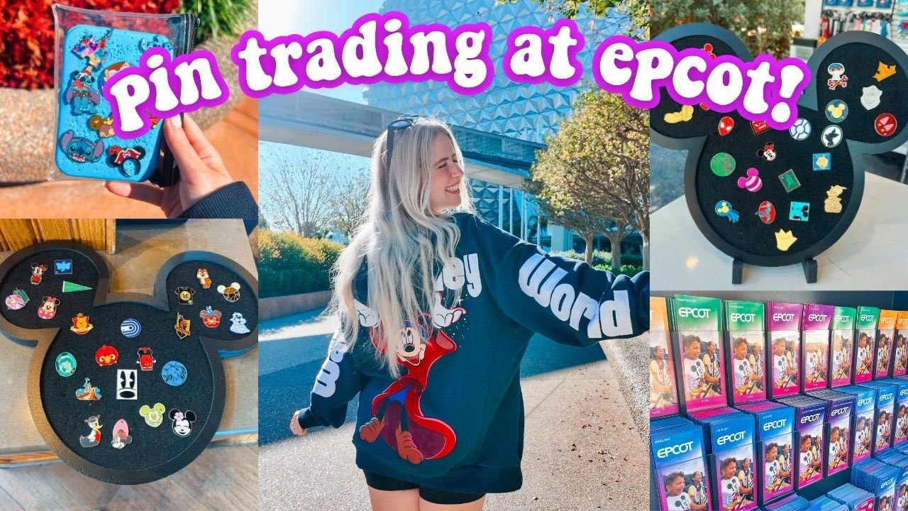 Торговля булавками в Epcot!☺️ *доски объявлений, викторины, торговля в подъезде!*