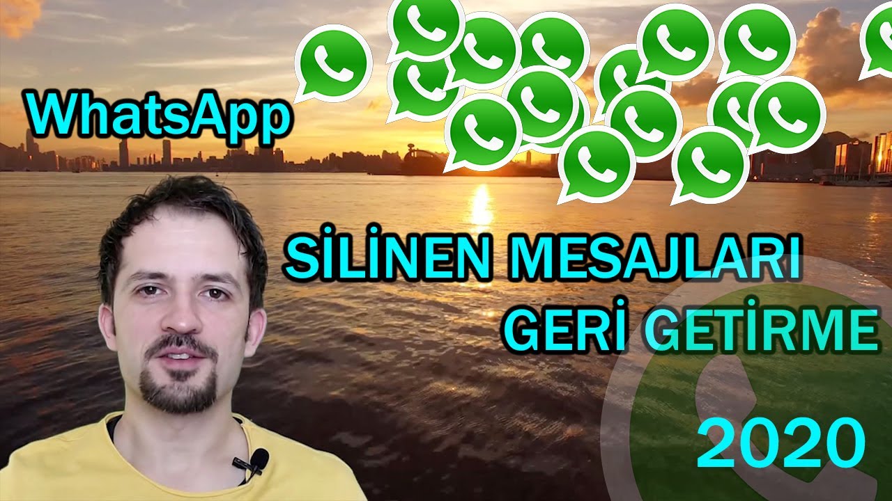 Whatsapp silinen mesajları geri getirme (%100 Çözüm, 2020)