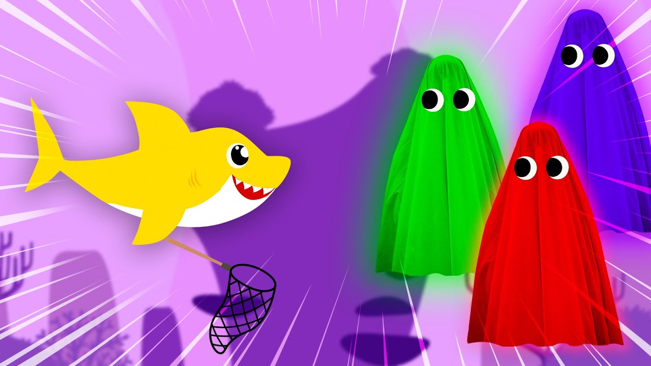 Baby Shark Going on a Rainbow Ghost Hunt | Adventures for Kids by Bubbles