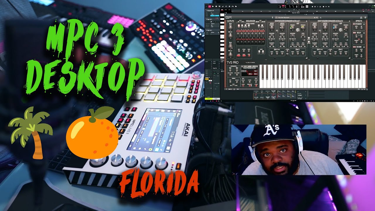 Making a FLORIDA Style Trap Beat on MPC 3 Desktop!