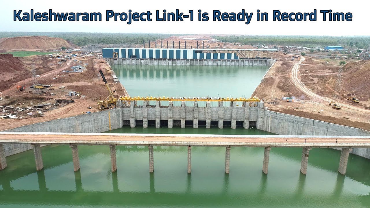 Kaleshwaram Project Link-1 is Ready in Record Time | Package 8, Medigadda, Annaram, Sundilla | BPII