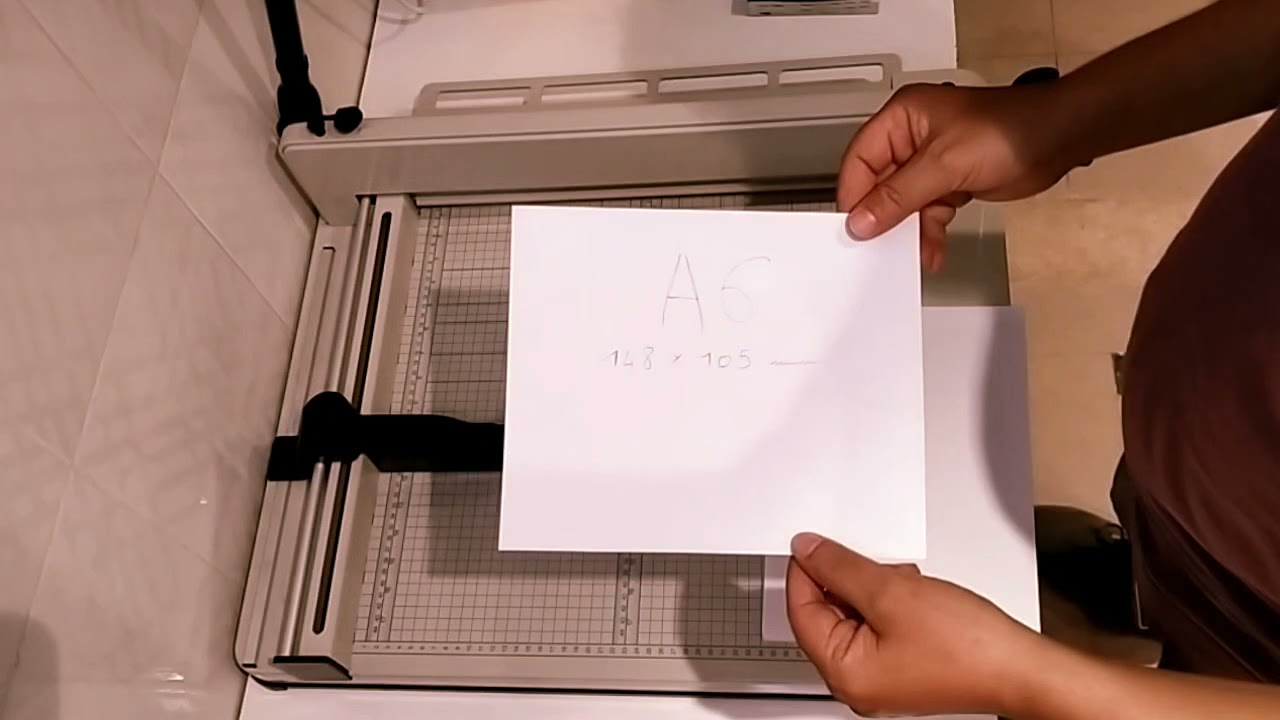 858 PERFECT A4, A3 PAPER CUTTER USE AND OPTIONS 😍🥰😸👀