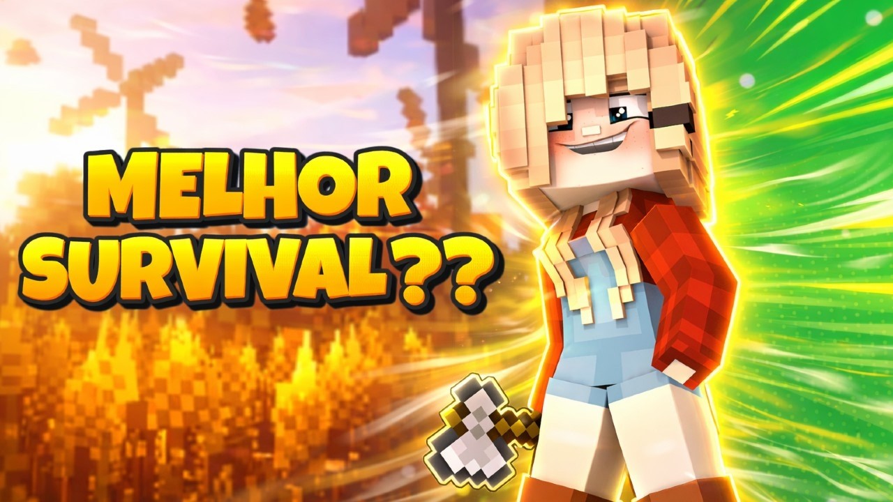 ENTREI EM UM SERVIDOR de SURVIVAL COM MISSÕES E SKILLS INSANAS!