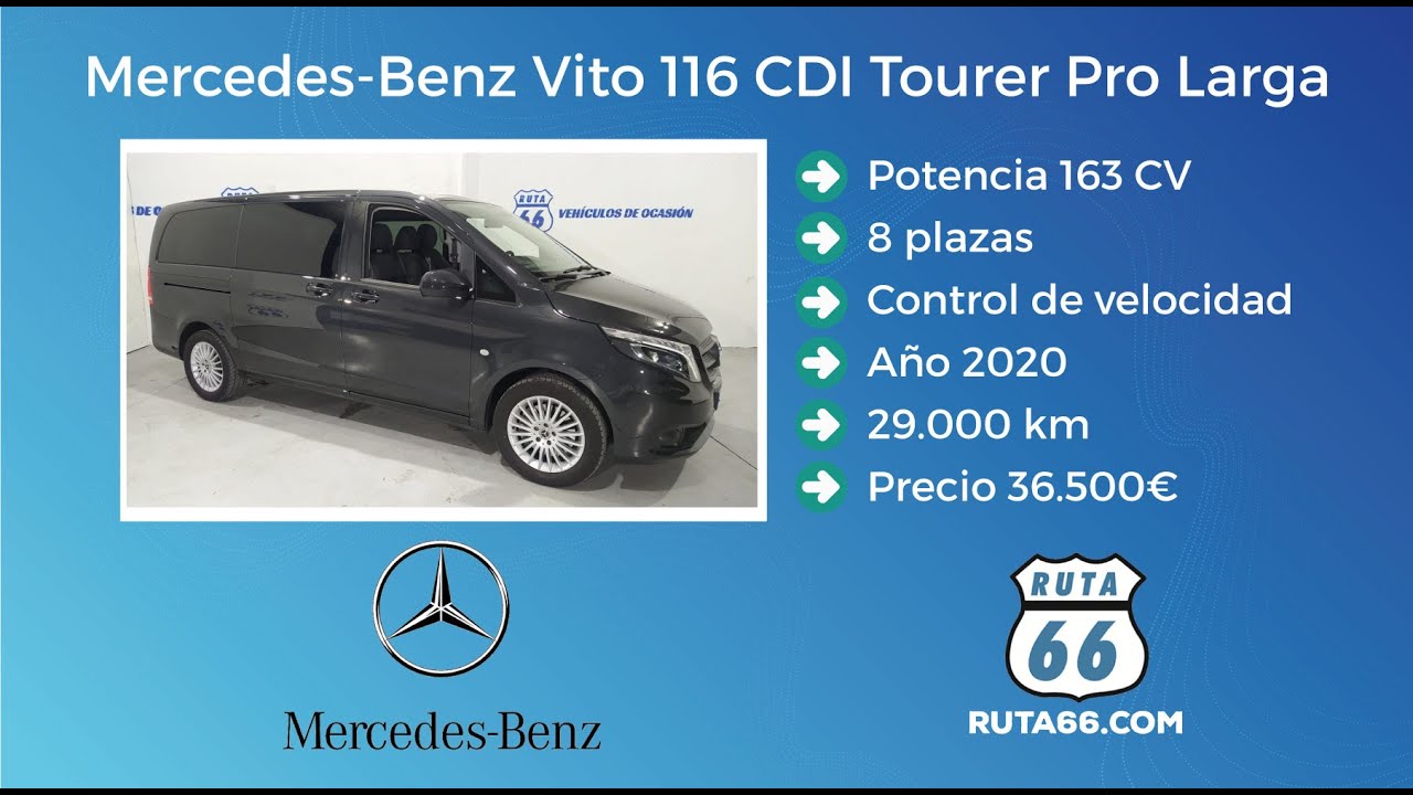 Mercedes-Benz Vito 116 CDI Tourer Pro Larga | Coches de segunda mano en Madrid | Ruta 66