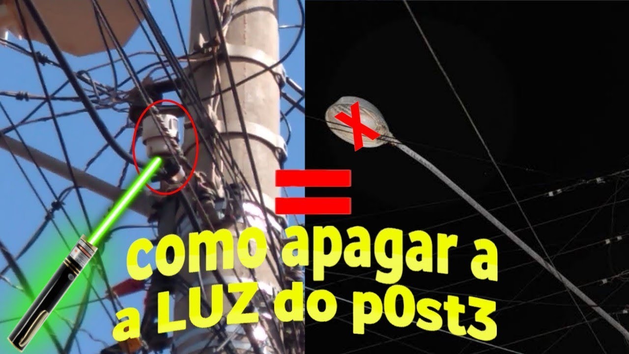 Como apagar a luz do poste passo a passo 2022!