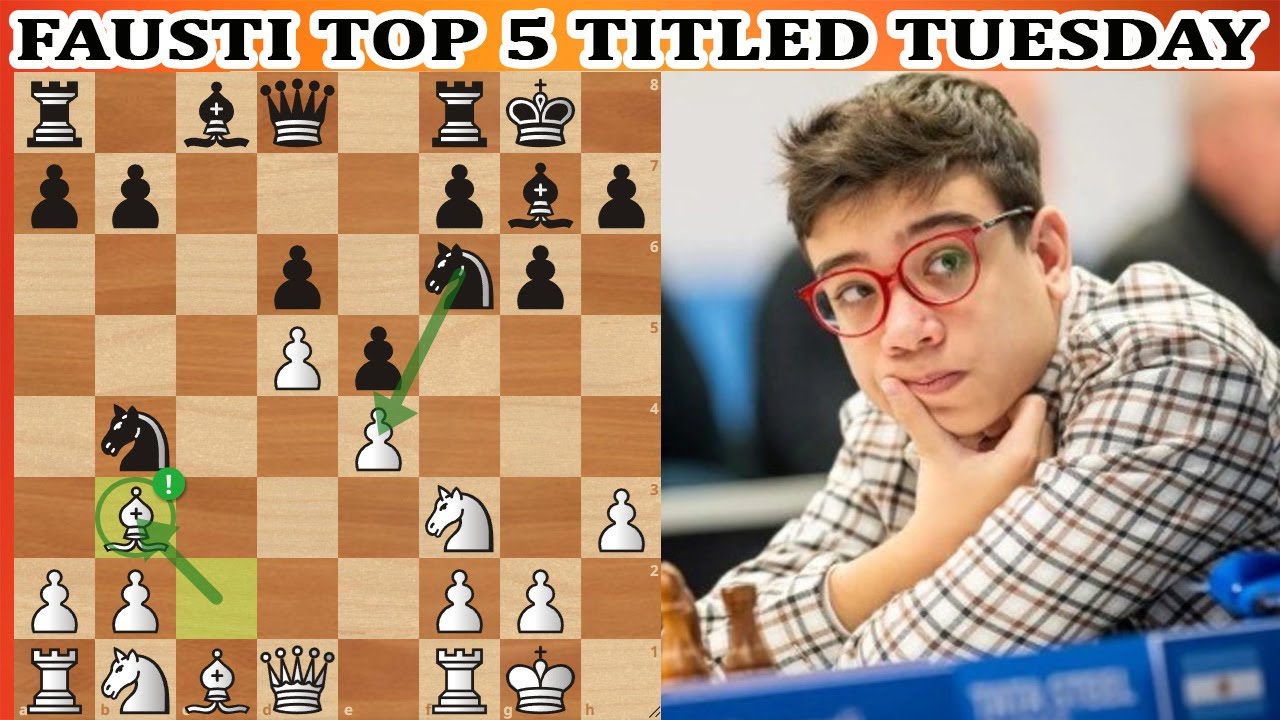 FAUSTI ARRIBA DE MAGNUS TITLED TUESDAY Faustino Oro vs Hans Moke Niemann ronda 11 Titled Tuesday