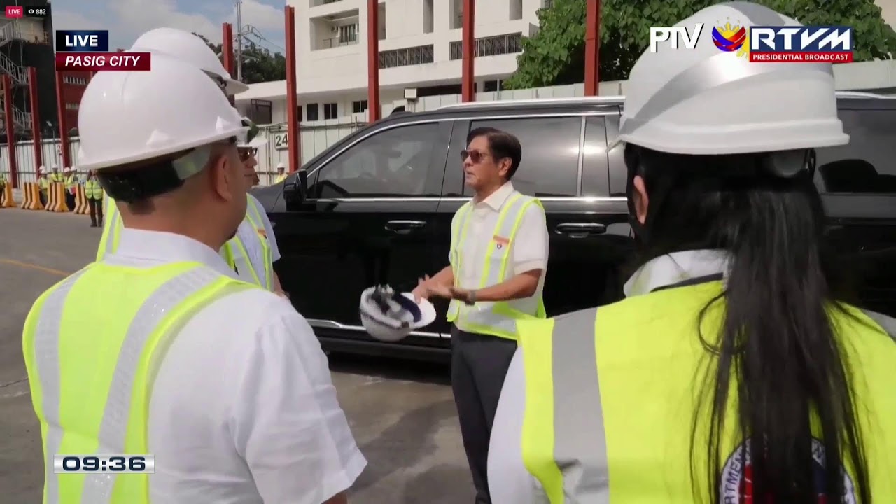 PBBM inspects the Metro Manila Subway Project (MMSP) Shaw Boulevard Station | 13 Feb. 2026