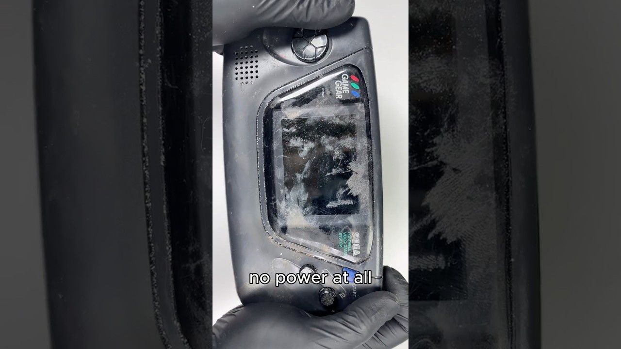 Sega Game Gear Restoration in 90 Seconds!