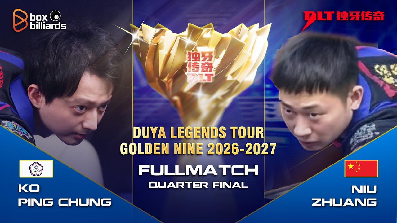 Ko Ping Chung vs Niu Zhuang | Tứ Kết | Duya Legends Golden Nine Masters | Qinhuangdao Station
