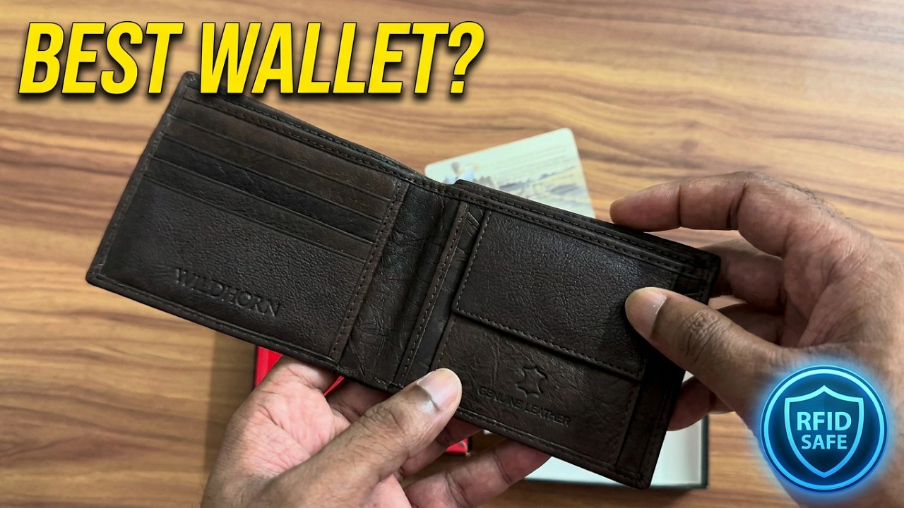 🔥 WildHorn Leather Wallet Review | WH2052 Crackle |Best Men’s Wallet India 2025 under 500  #myntra 