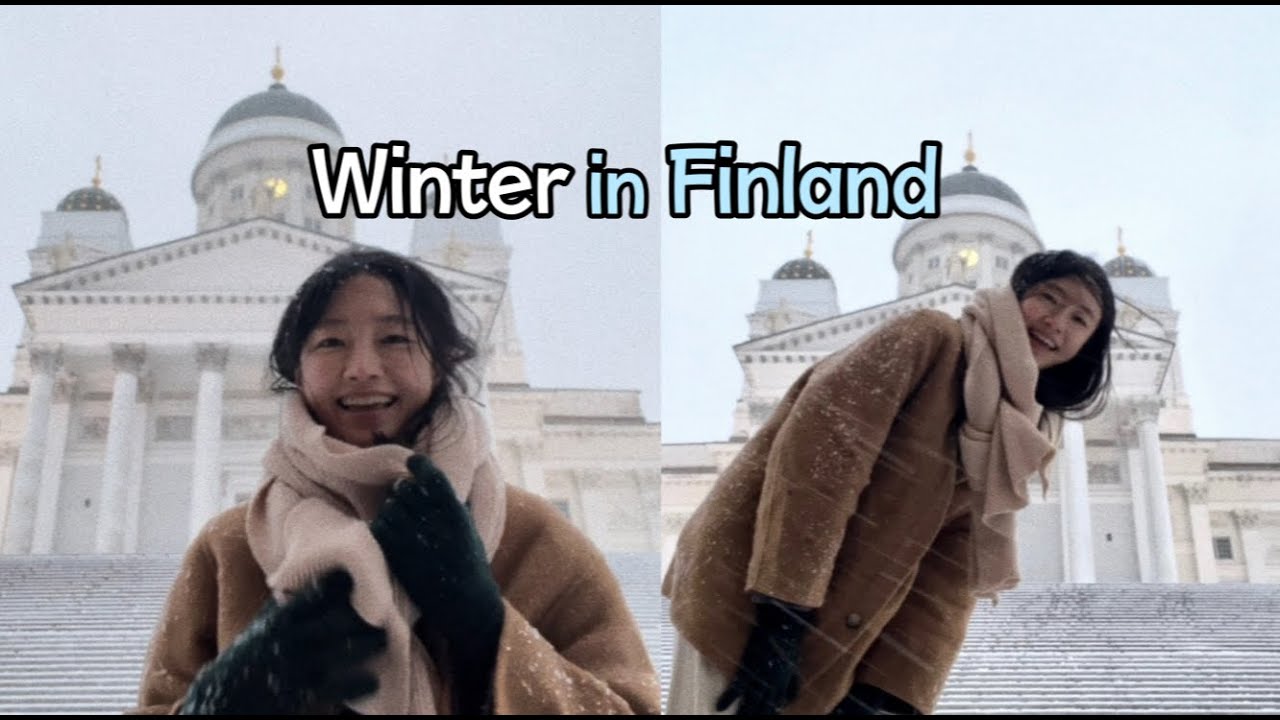 겨울 북유럽 여행, 산타할아버지 만나고 눈사람이 되어 돌아온 핀란드 브이로그 🇫🇮 연어스프, 헬싱키 대성당, 북유럽 추위 Vlog