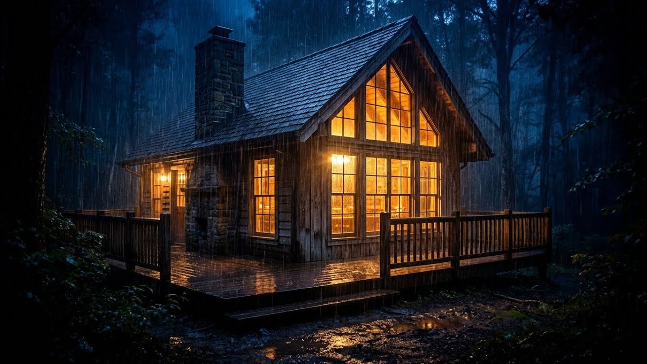 Forest Rain Sounds for Sleeping 🌧️ Peaceful Night in the Woods