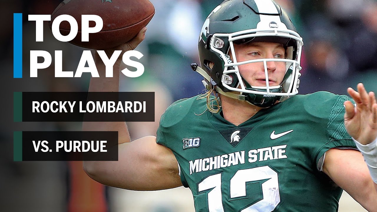 Top Plays: Rocky Lombardi Highlights vs. Purdue Boilermakers | Big Ten Football