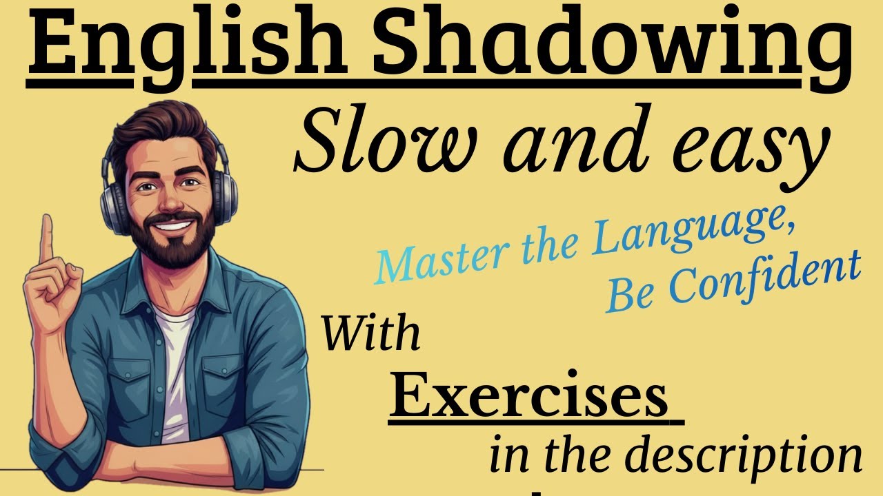 Slow English Shadowing (A1-A2) | Motivation for English Learners | Beginner Podcast