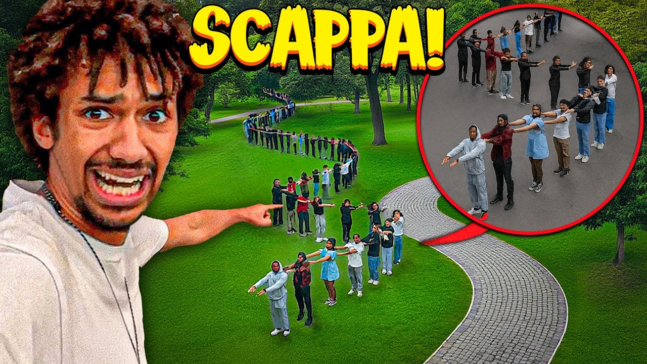 DRONE CATTURA le PERSONE STRISCIARE e SORRIDERE nella città, SCAPPA VIA e nasconditi…