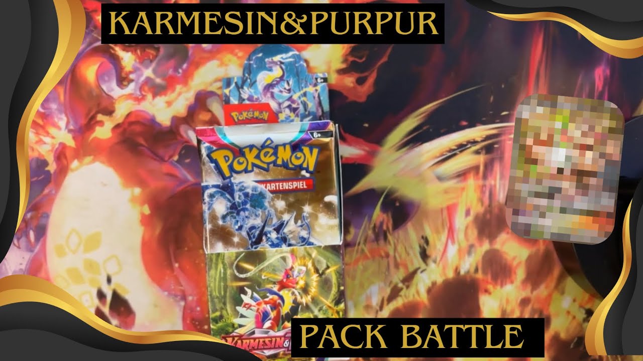 Pack Battle gegen meine Freundin und wir ziehen DIESE Karte...😍/Pokemon Karmesin und Purpur