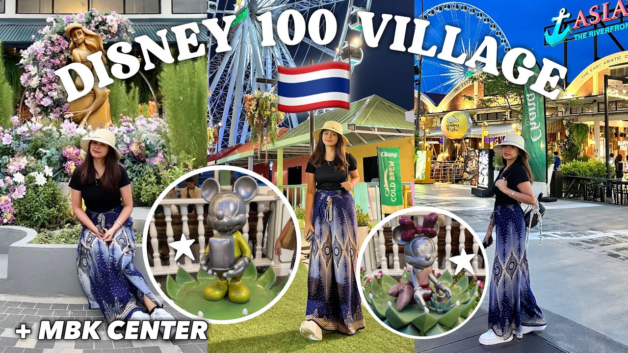 Thailand Vlog 🇹🇭 DISNEY100 Village Asiatique The Riverfront, Shopping in MBK Center ❤︎ Emmy Lou