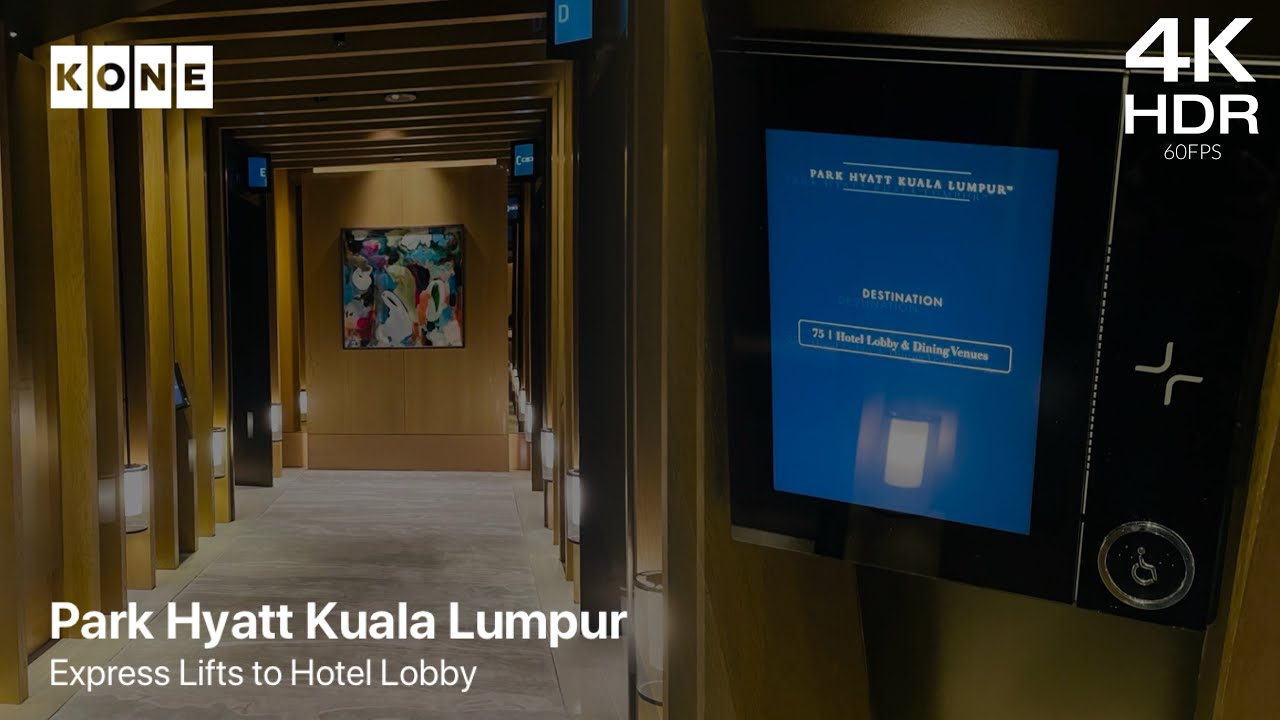 (68th Merdeka Special) KONE MiniSpace MR [Express Lifts to Hotel Lobby] @ Park Hyatt Kuala Lumpur