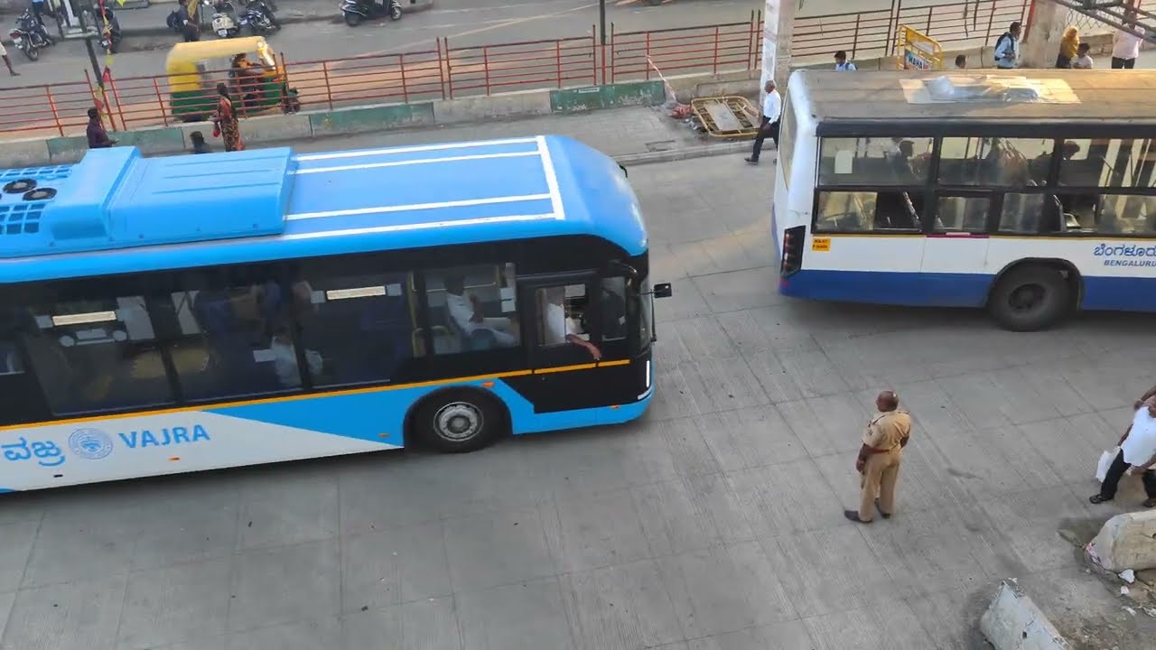 New BMTC Vajra Electric AC Bus - Bengaluru | Eco-Friendly Public Transport 🚍⚡