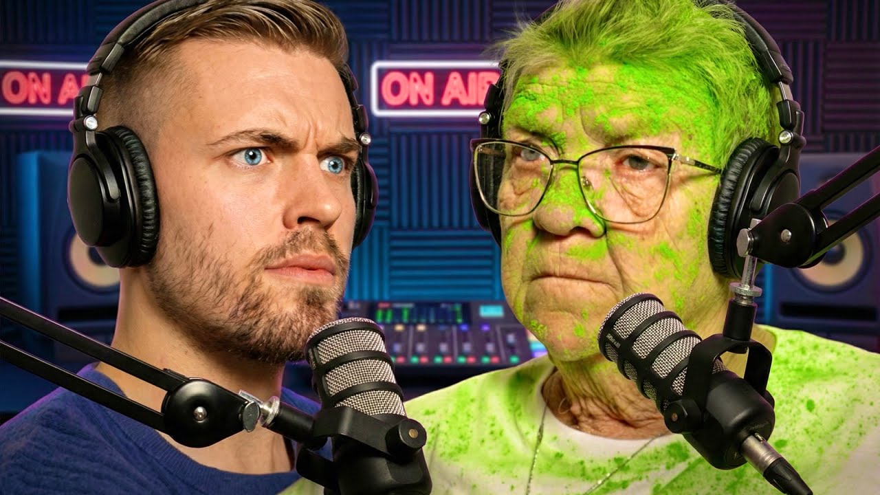 PRANKING GRANDMA DURING PODCAST! | ANGRY GRANDMA & JAKE PODCAST!