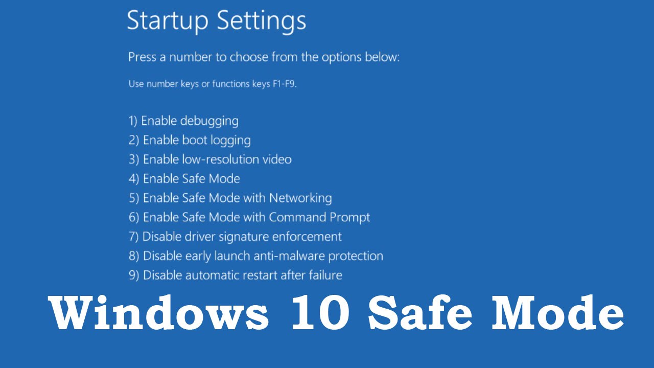 Как загрузиться в безопасном режиме в Windows 10 (3 способа)