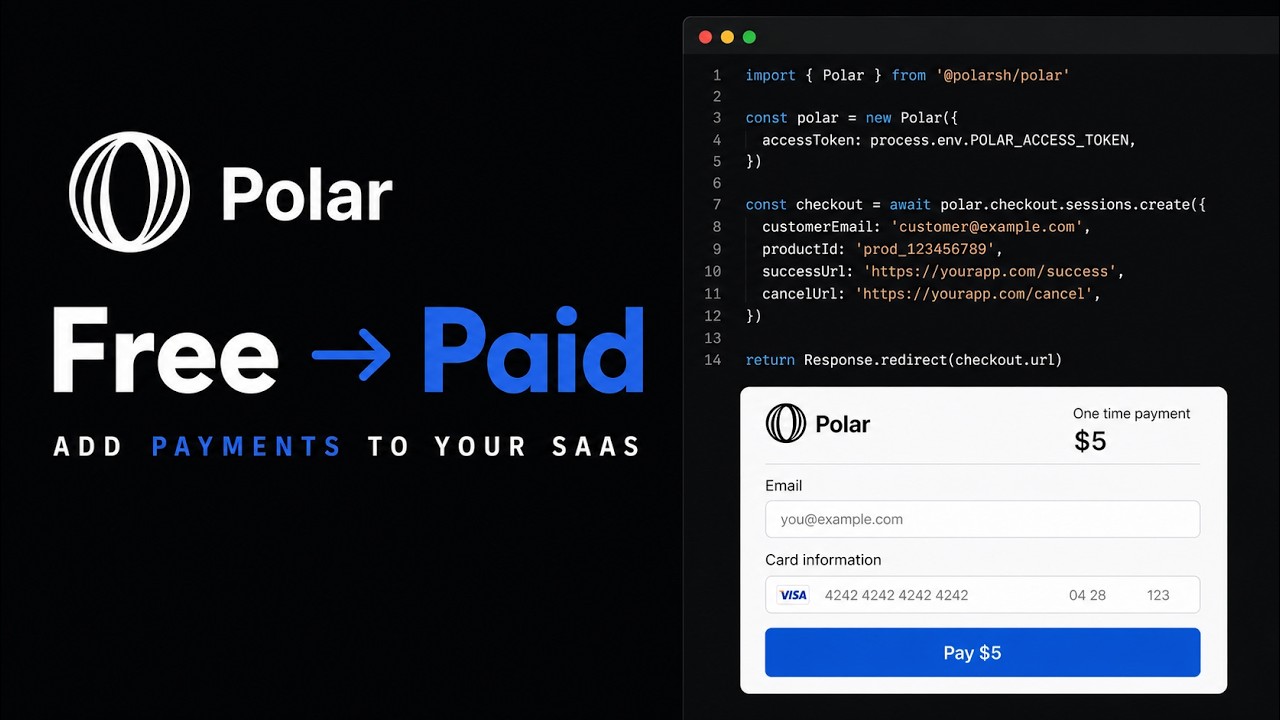 Adding Payments To My Saas App Using Polar