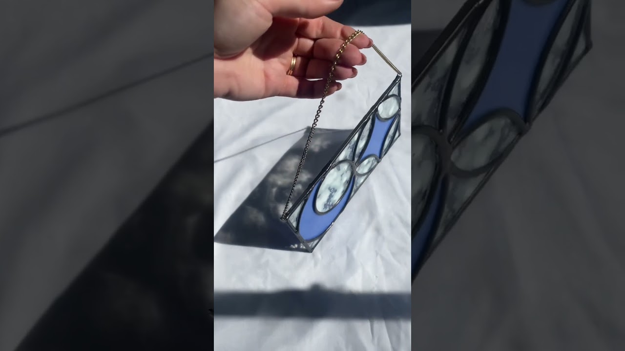 Stained Glass moon and star window hanging coming this Friday!