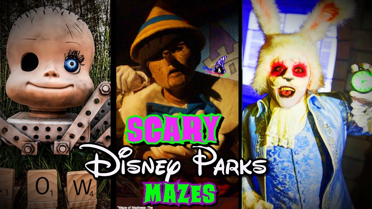 Disney Parks Haunted Mazes