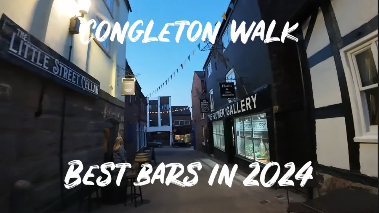 Congleton Town Centre Night Walk | Best Pubs & Bars Rumba DV8 Little Street Cellar | June 2024 UK