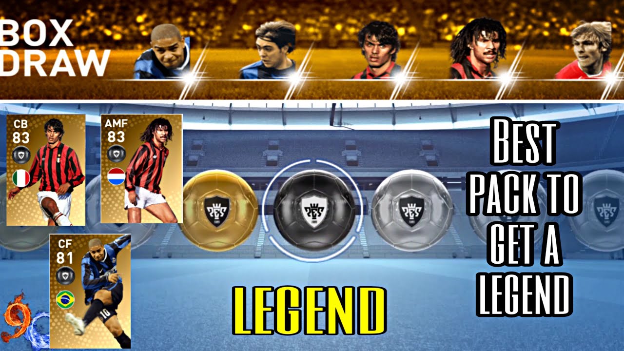 Finally got the legend Maldini | italien legends box draw pes 2019 mobile