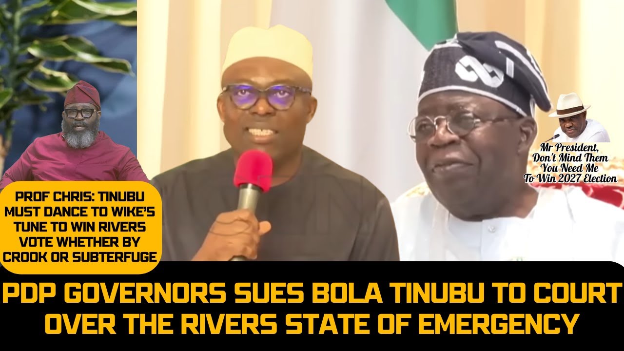 PDP Governors Sues Bola Tinubu Over Rivers State Of Emergency #nigeria #tinubu #supremecourt #news