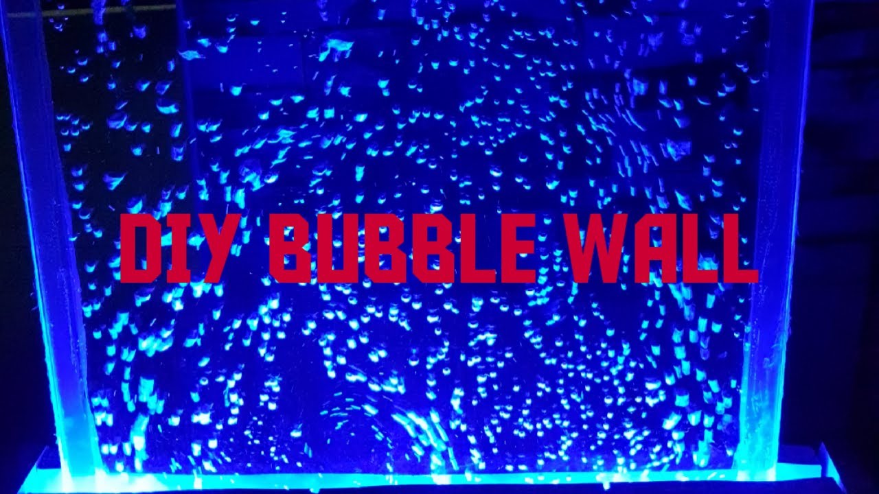 HOW TO MAKE A BUBBLE WALL AQUARIUM // THIS IS HOW YOU MAKE A BUBBLE WALL AT HOME