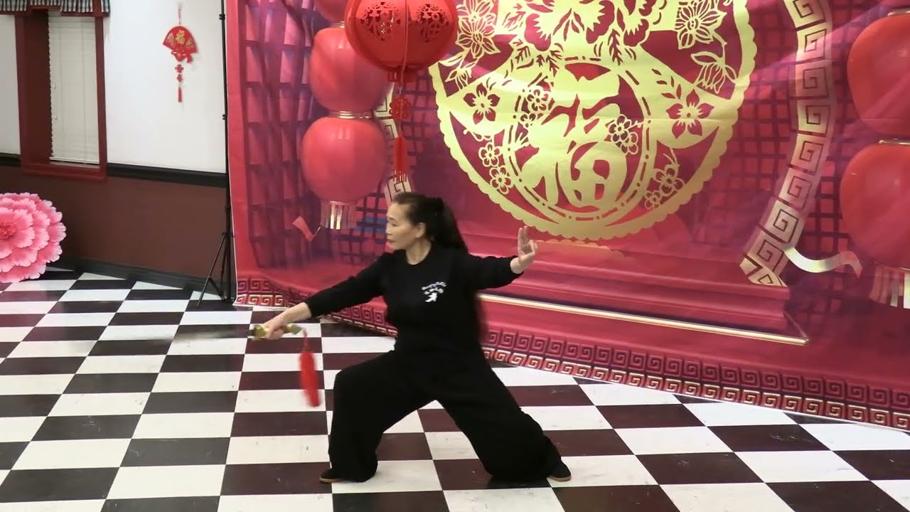 Tai Chi by Hanqing 'Grace' Liu at the 2026 New Year Celebration in The Villages, Fl. 10 Feb. 2026.