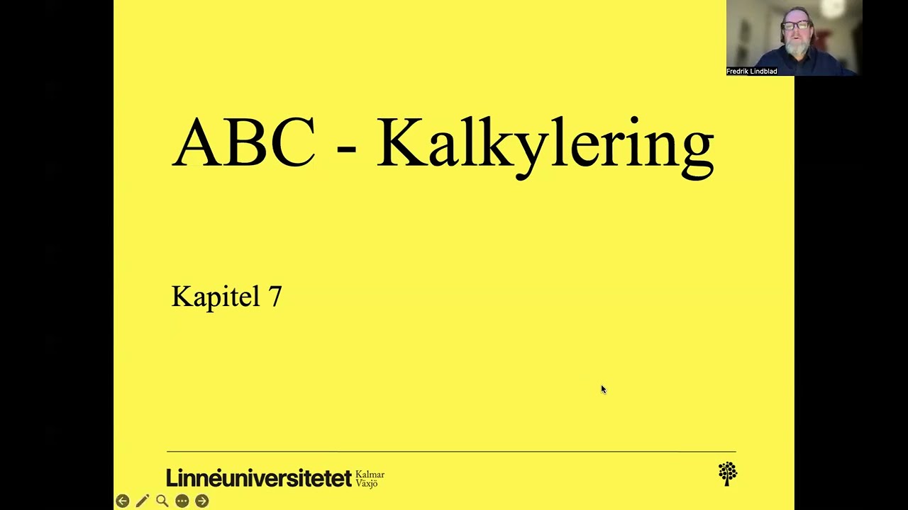 ABC kalkylering   Del 1