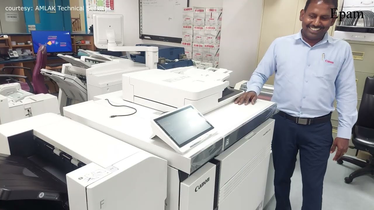 Canon imagePress V700 | Basic Operation Training | Testing