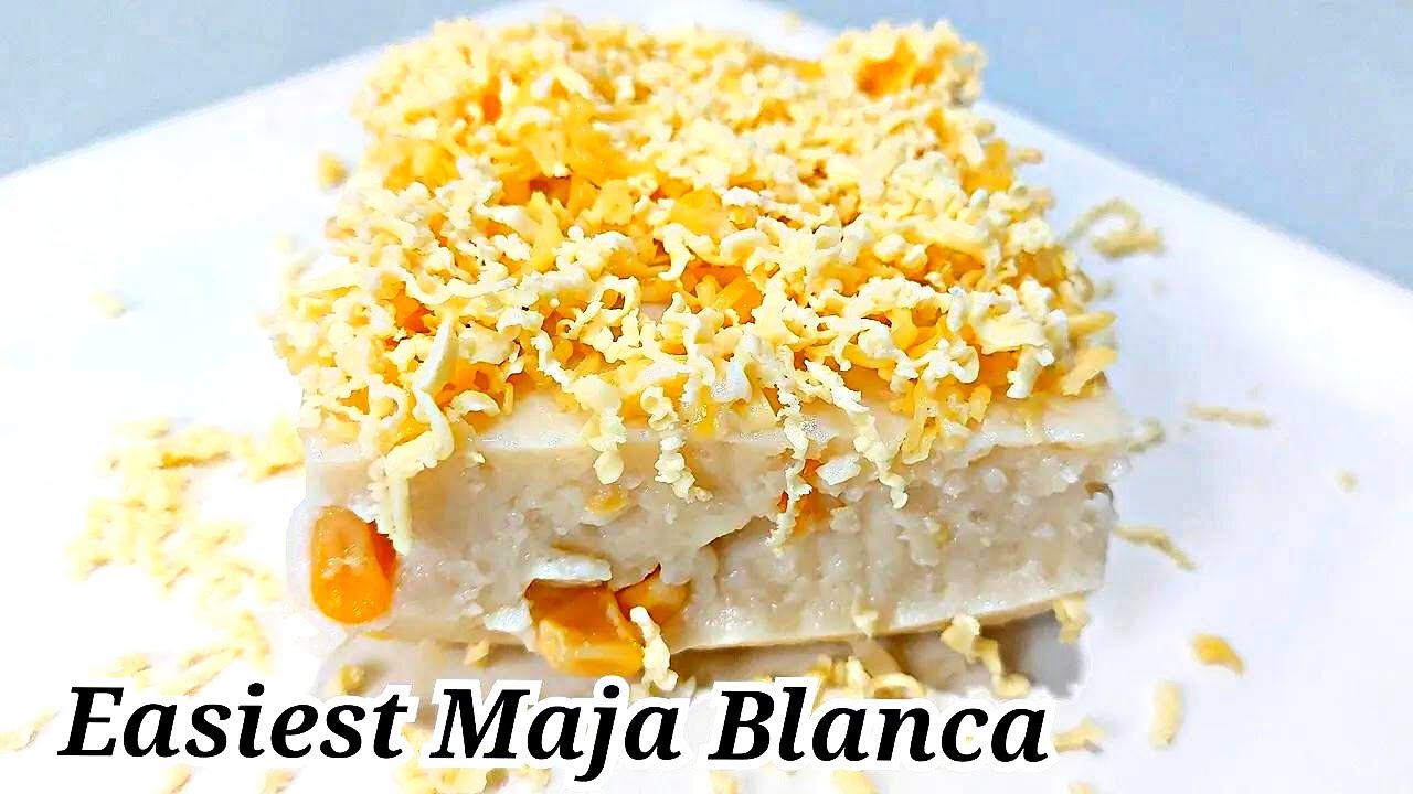 How to Make Creamy Maja Blanca | Easiest Maja Blanca Recipe | Creamy Maja Blanca with Cheese
