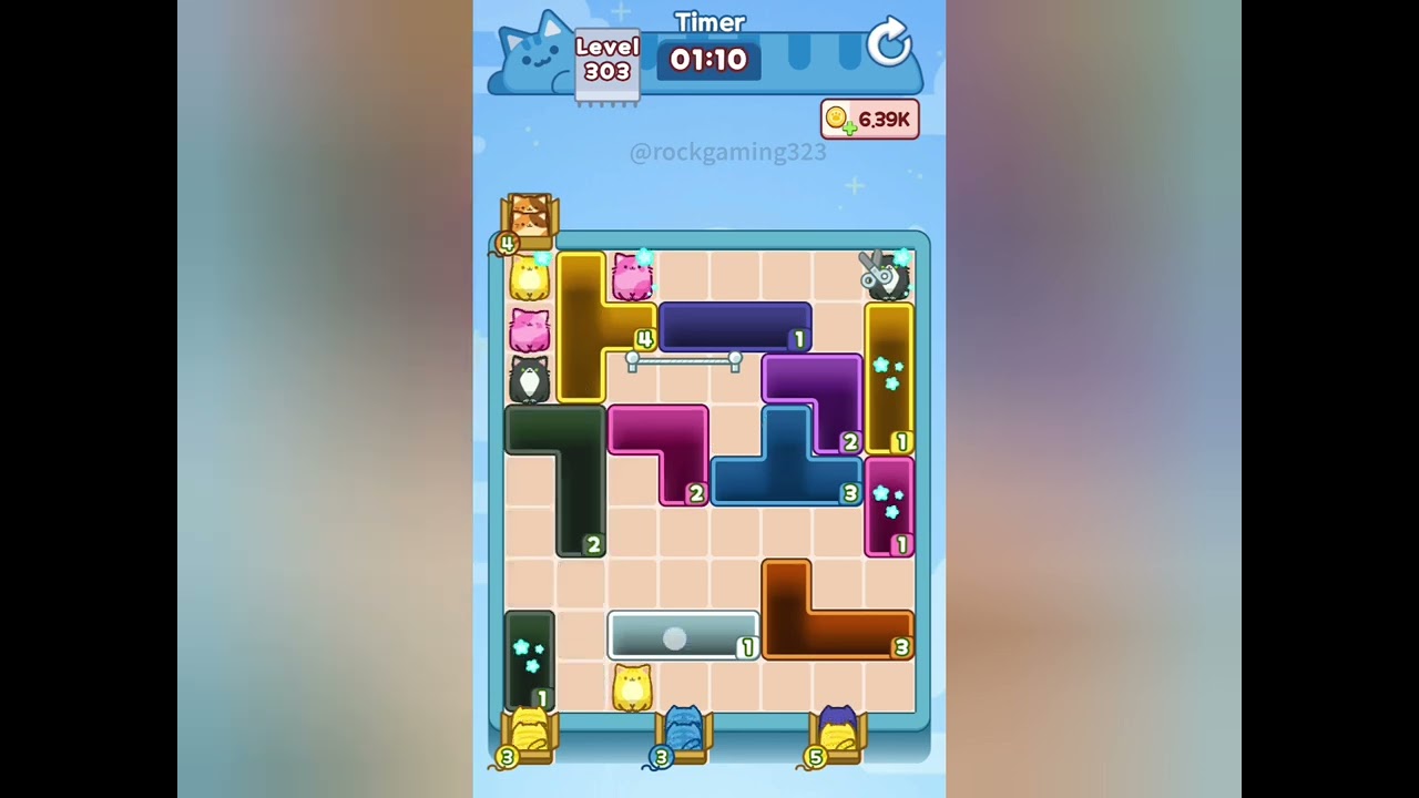 Drop the Cat! Level 303 Walkthrough