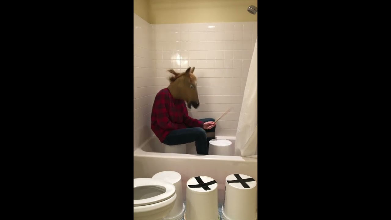 Man-horse plays 